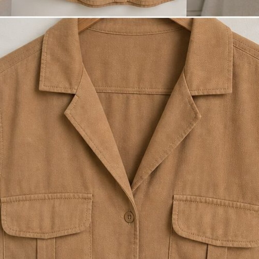 Rust Tunic Blouse - Picture 4 of 6